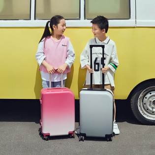 YANG 20inch Student Gradient Suitcase Blue